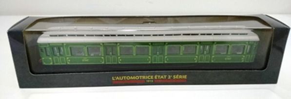 Atlas Editions 1:87 Scale ZABEyfp 2nd serie Etat (L'Automotrice E'Tat 2 Serie) 1915