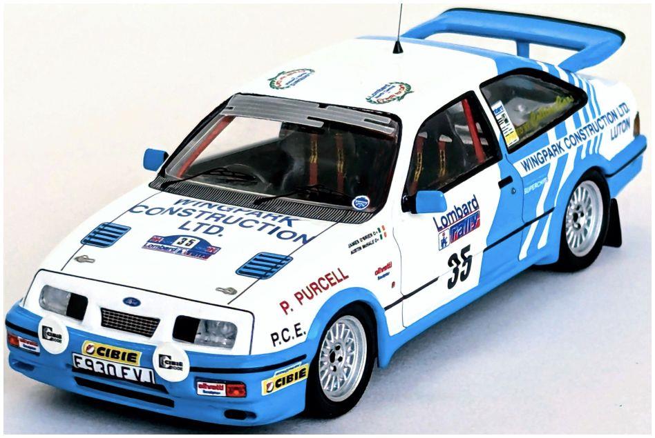 Trofeu  1:43rd Scale Ford Sierra RS Cosworth 24th RAC Rally 1988 Austin MacHale/James O'Brien