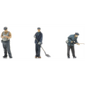 Artitec 1:87 Scale Depot Personnel Putz (3x) (DB) Ready-Made Figures