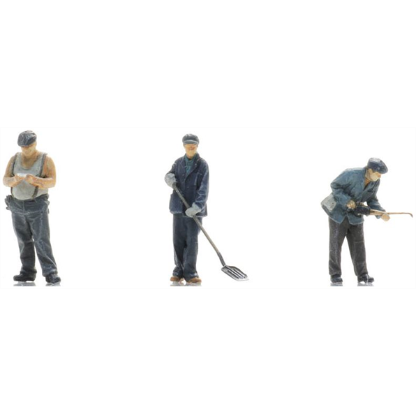Artitec 1:87 Scale Depot Personnel Putz (3x) (DB) Ready-Made Figures