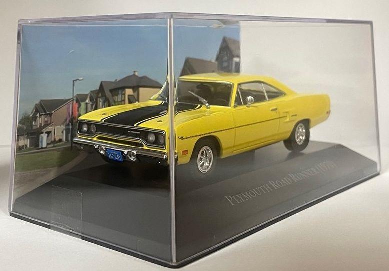 Atlas Editions 1:43rd Scale Plymouth Road Runner (1970) Yellow- Cased