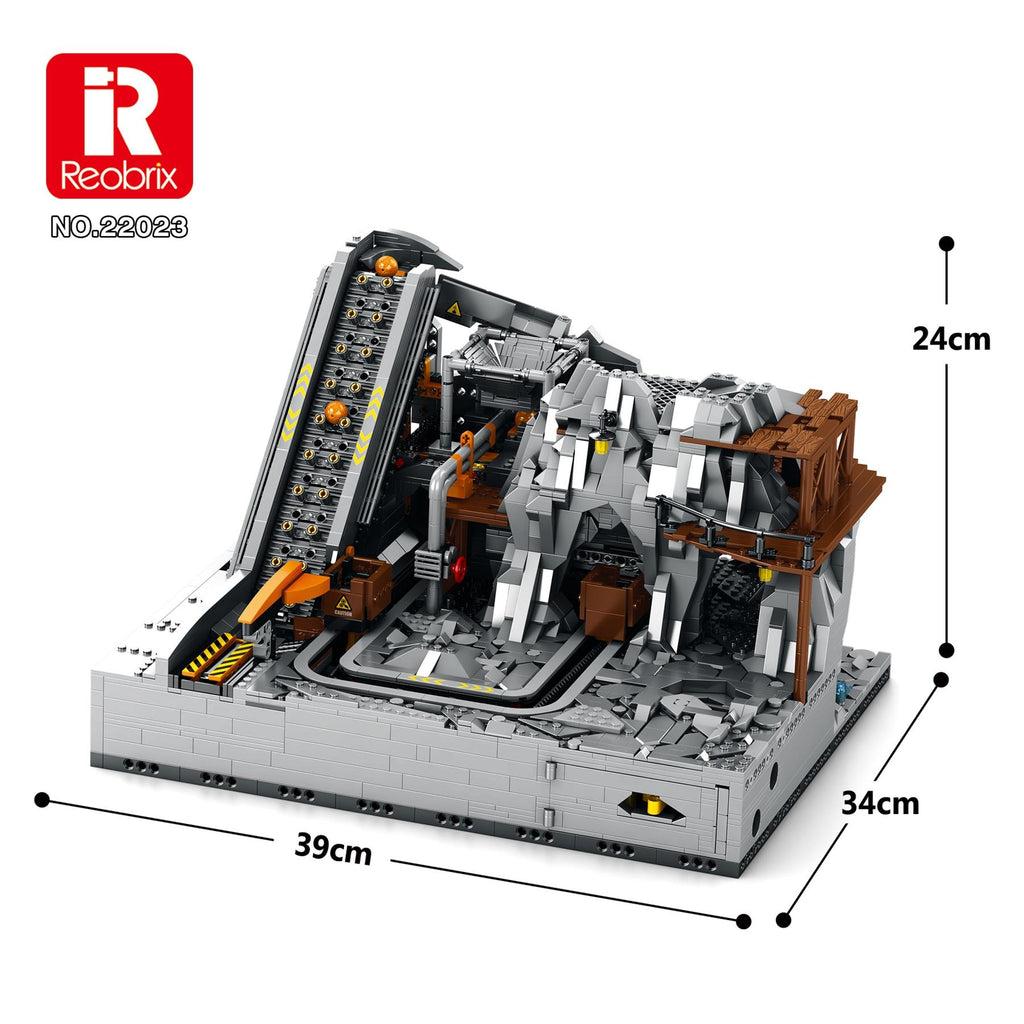 Reobrix Brickbuild 43 CM Scale Mining Machine Remote Control (3,338pcs)