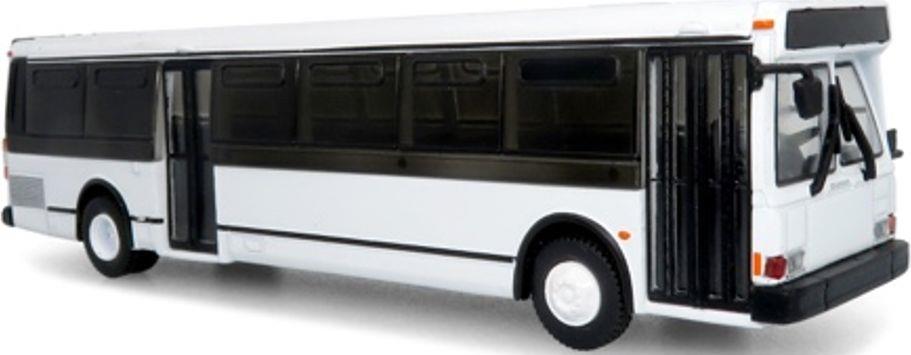 Iconic Replicas 1:87 Scale Grumman 870 Transit Bus 1980 Blank White