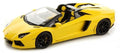 Burago 1:43 Scale Lamborghini Aventador Roadster 2013 Yellow