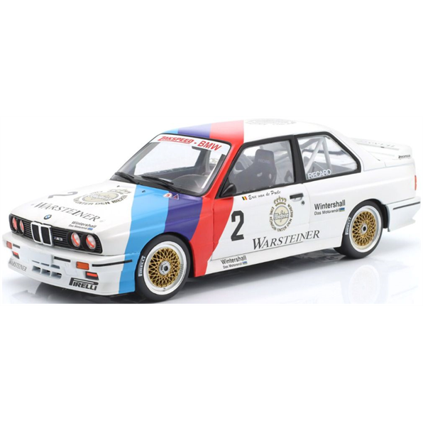 IXO 1:18 Scale BMW M3 (E30) #2 DTM Champion 1987 Eric Van de Poele w/Collectors Box