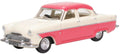Oxford Diecast 1:76 Scale Ford Zodiac MkII Ermine White and Pink