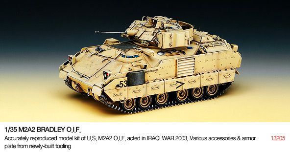 Academy Kits 1:35 Scale M2A2 Bradley Iraq