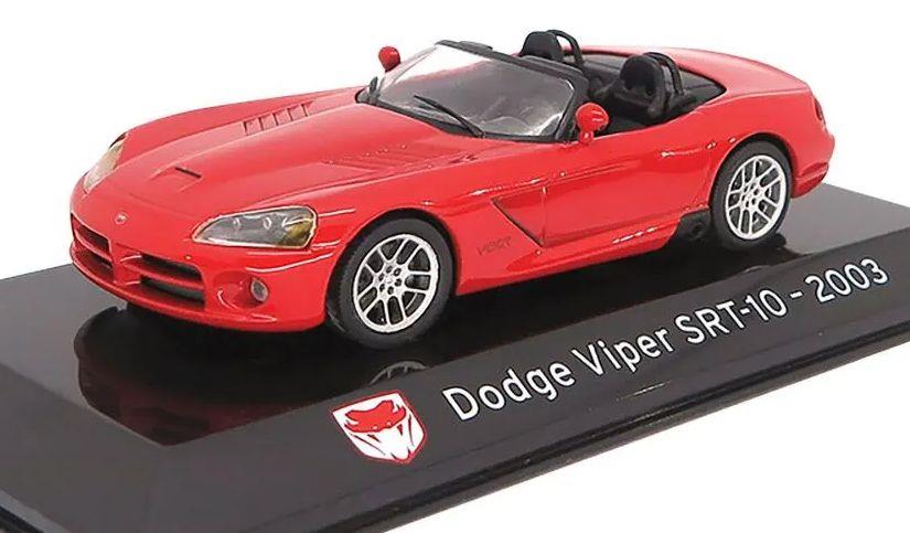 Atlas Editions 1:43 Scale Dodge Viper SRT 10 2003 Cased - Supercar Collection