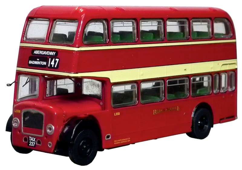 B-T Models 1:76 Scale Bristol Lodekka LD6G - Red & White (147)