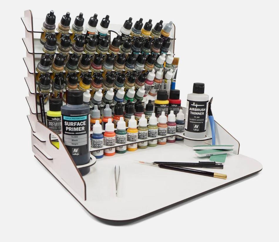Vallejo VERTICAL PAINT DISPLAY AND WORK STATION 40×30 cm & ; 26012