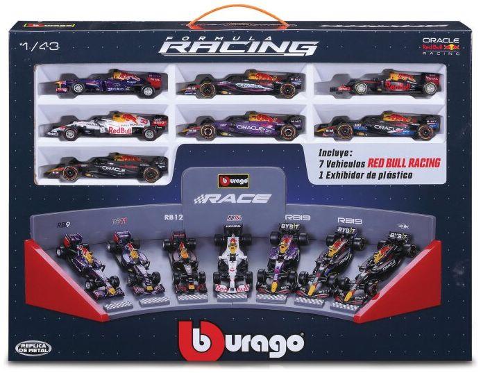 Burago 1:43 Scale Red Bull F1 2013 - 2024 7 Car Set
