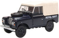 Oxford Diecast 1:43 Scale Land Rover SIII SWB Canvas Royal Navy 0216