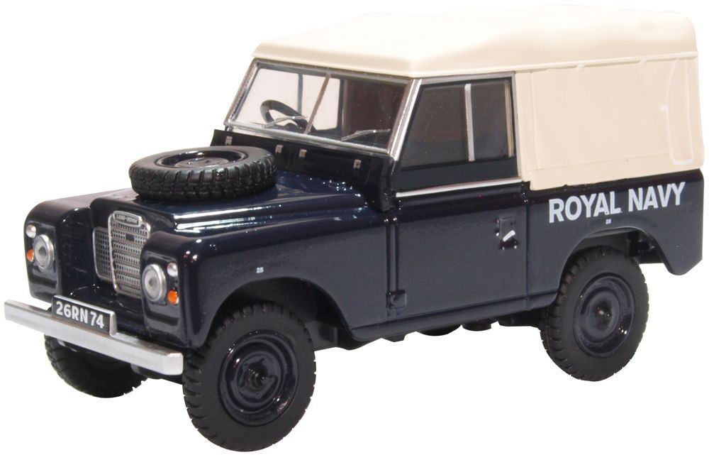 Oxford Diecast 1:43 Scale Land Rover SIII SWB Canvas Royal Navy 0216