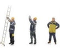 Artitec 1:87 Scale Catenary Workers (3x) Ready Made Painted