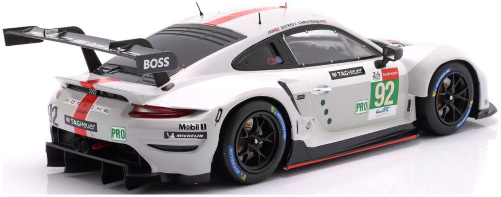 IXO 1:18th Scale Porsche 911 RSR-19 #92 24h Le Mans 2021 Christensen/Estre/Jani