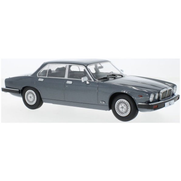 Model Car Group 1:18 Scale Jaguar XJ Series III Dark Grey Metallic 1979