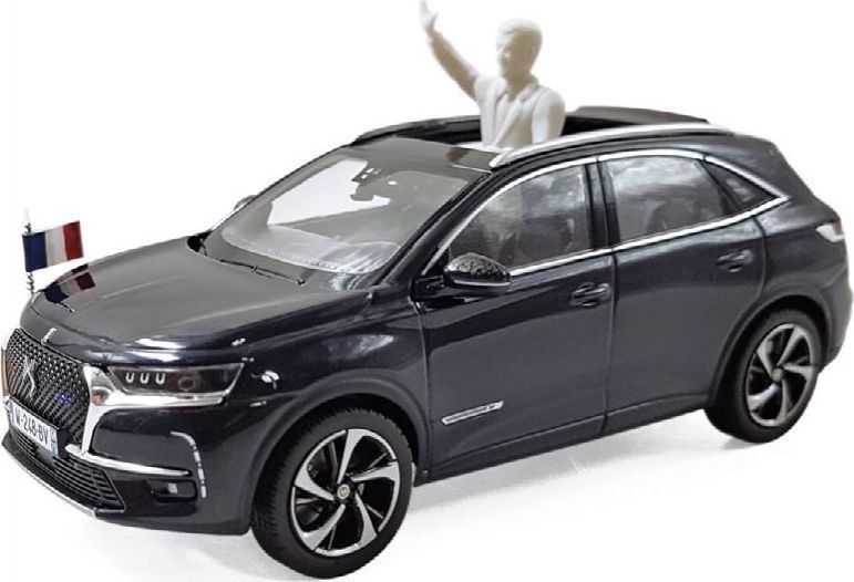 Norev 1:43 Scale DS 7 Crossback Presidential State Car Emmanuel Macron 2017