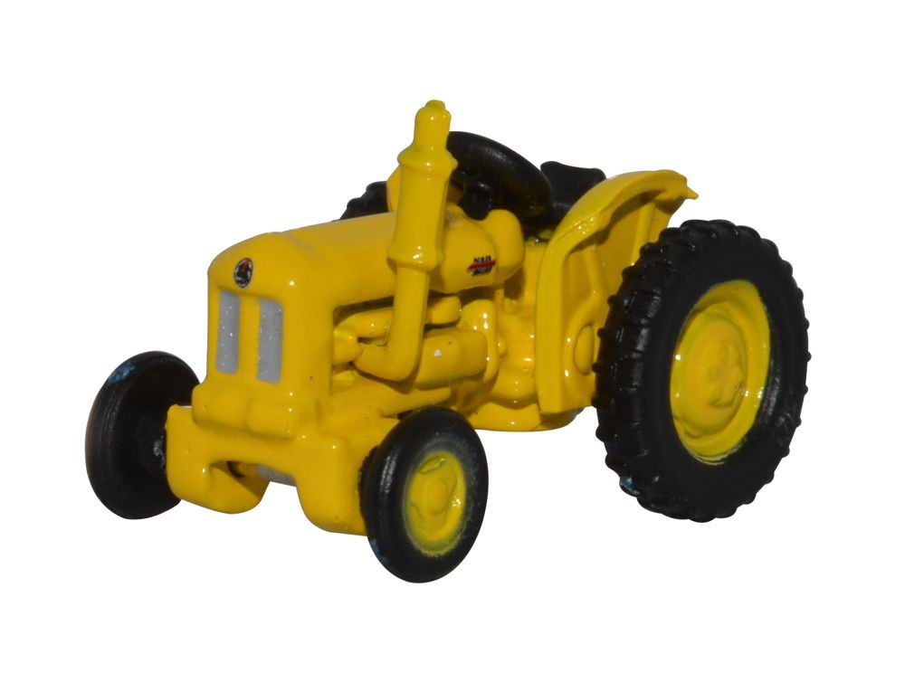 Oxford Diecast 1:148 Scale Fordson Tractor Yellow Highways Dept