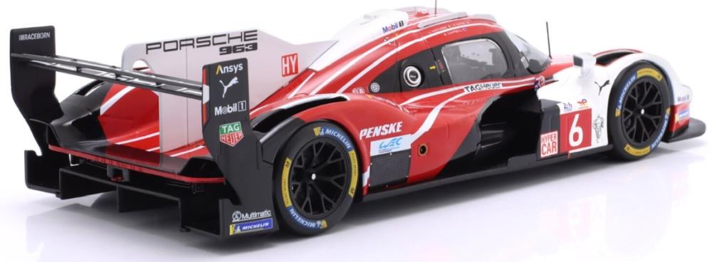 IXO 1:18th Scale Porsche 963 #6 2nd 24h Le Mans 2025 Penske Estre/Vanthoor/Campbell