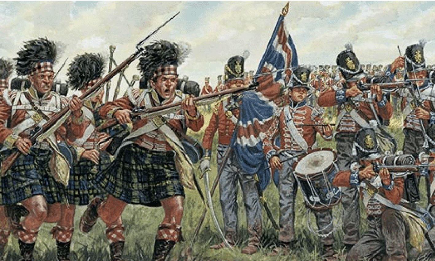 Italeri 6058 1:72 Scale Napoleonic Wars British and Scots Infantry 50 Soldiers