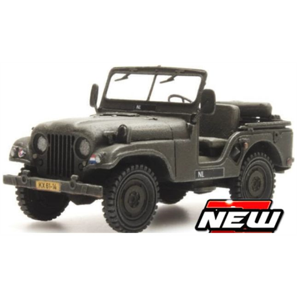 Cararama 1:43 Scale NECAF 1/4 Ton Netherlands 1955 Open Top