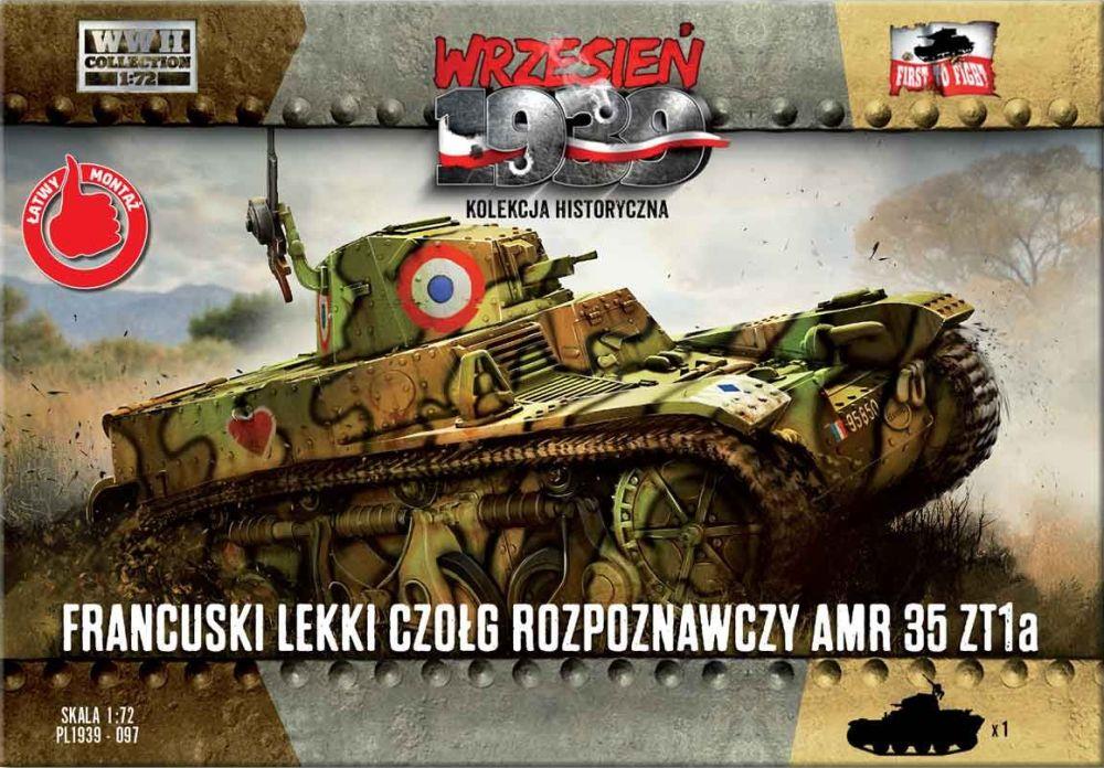 First to fight kits 1:72 Scale French Reconnaissance Tank AMR35 ZT1a