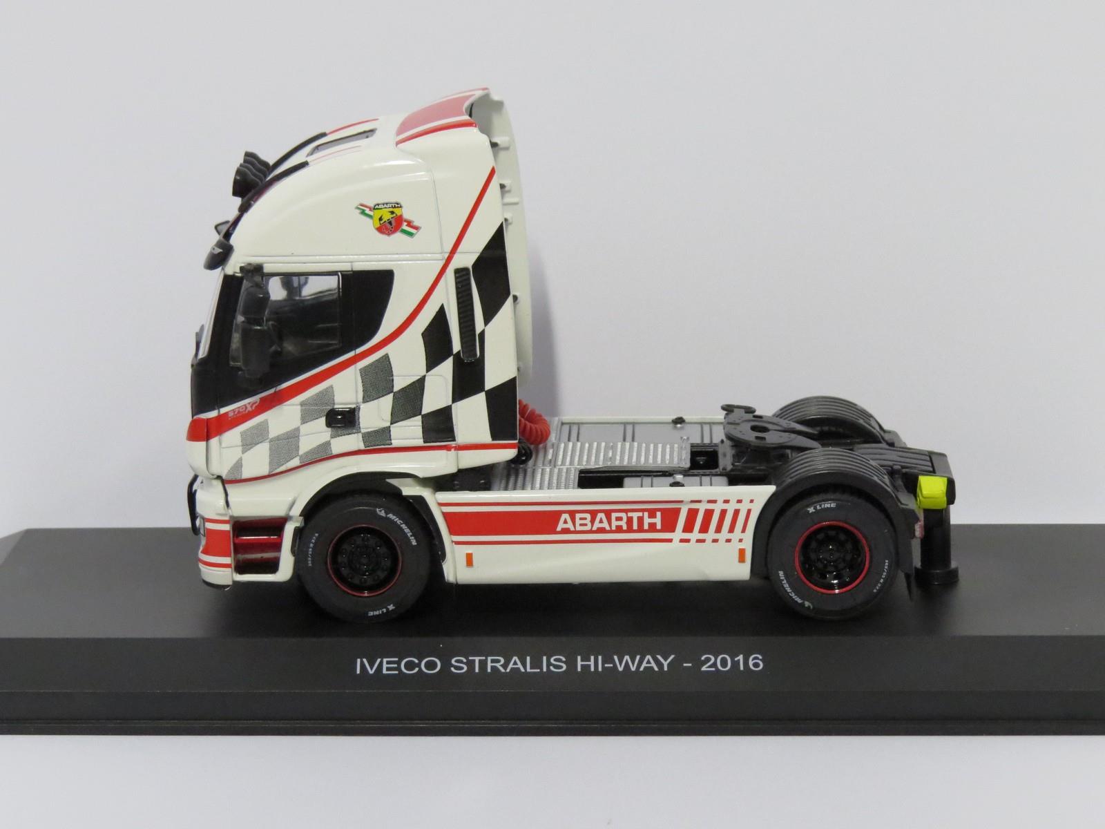 Atlas 1:43rd Scale Iveco Stralis Hi-Way 2016 Abarth (White)