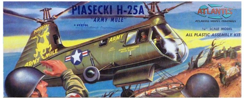 Atlantis kits 1:48 Scale H-25 HUP-2 Helicopter
