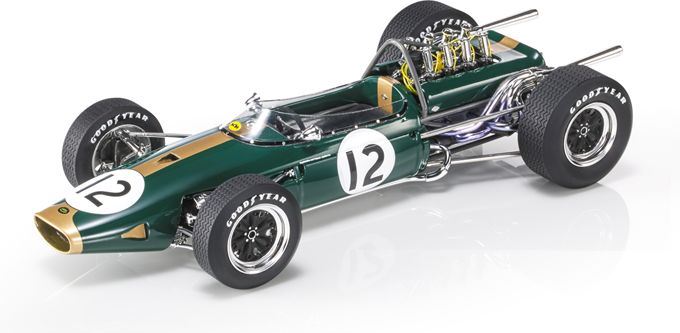 GP Replicas 1:18 Scale Brabham BT19 #12 Jack Brabham GP France Winner 1966