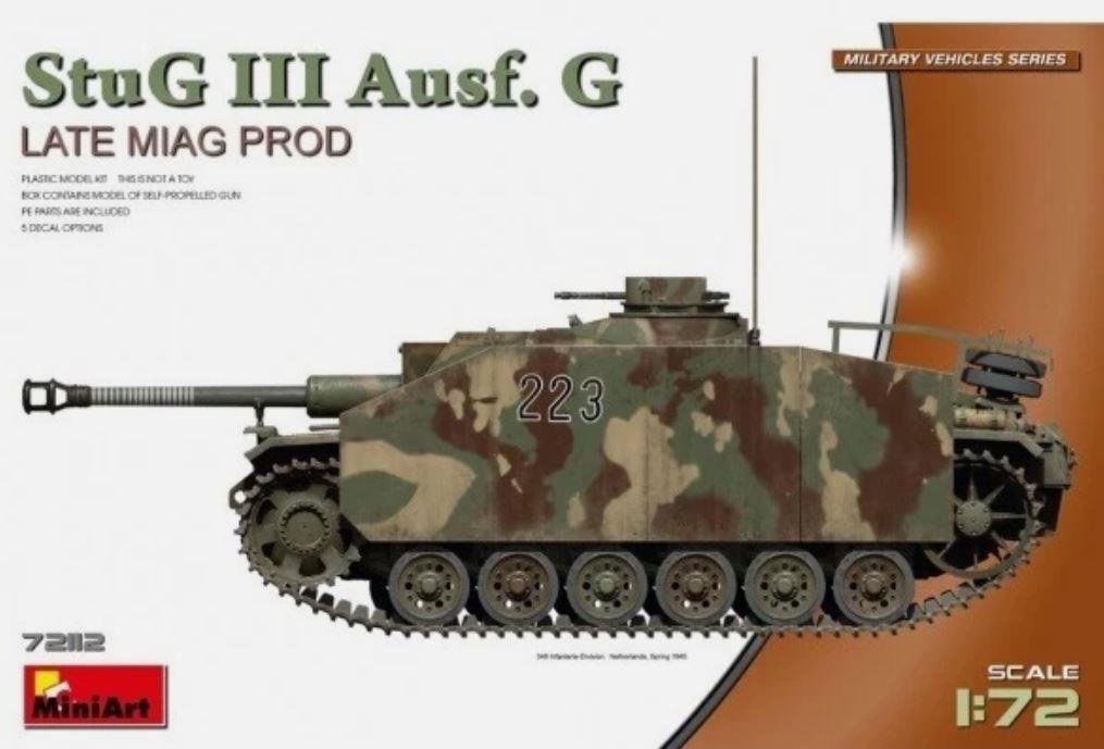 Miniart 72112 1/72 Scale Stug III Ausf. G Miag Late Production