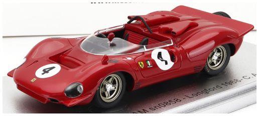Kess 1:43 Scale Ferrari 350 P4 Spider Can-Am s/n0858 #4 Tasman GP Longford 1968 C.Amon