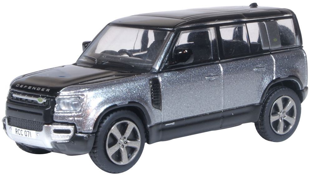 Oxford Diecast 1:76 Scale New Defender 110X Eiger Grey