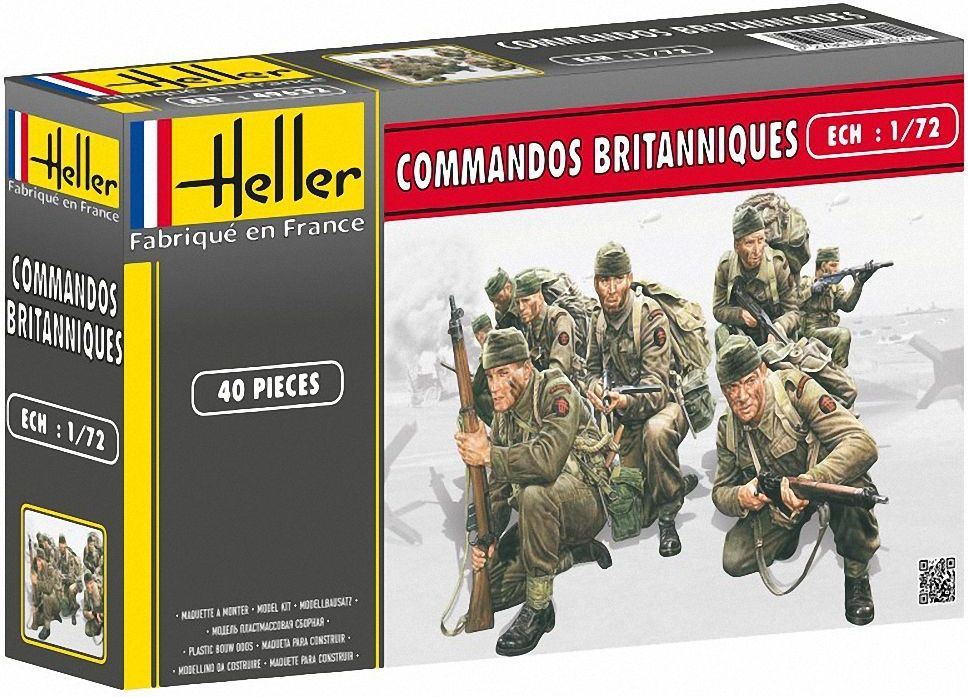 Heller 1:72 Scale Commandos Britanniques (British Commandos)