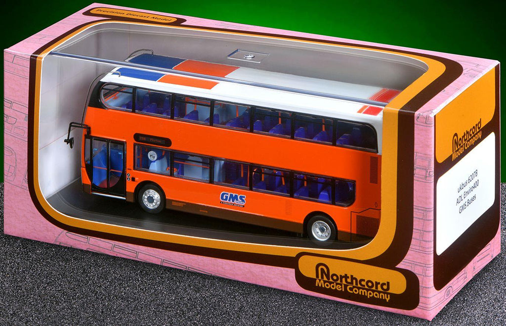 Northcord Model Company 1:76th Scale Alexander Dennis Enviro400 - GMS Buses (19532 - MX09 KTT)