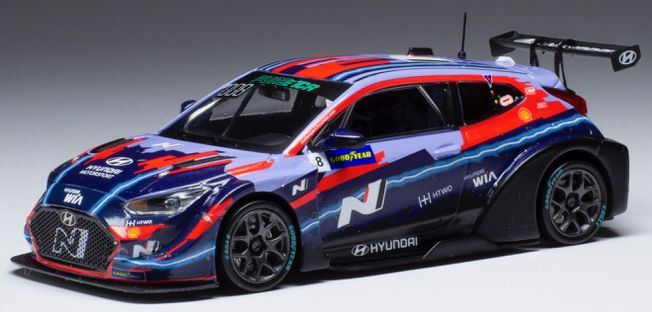 IXO 1:43 Scale Hyundai Veloster N ETCR #8 Hyundai Motorsport N ETCR Pau 2021 A.Farfus