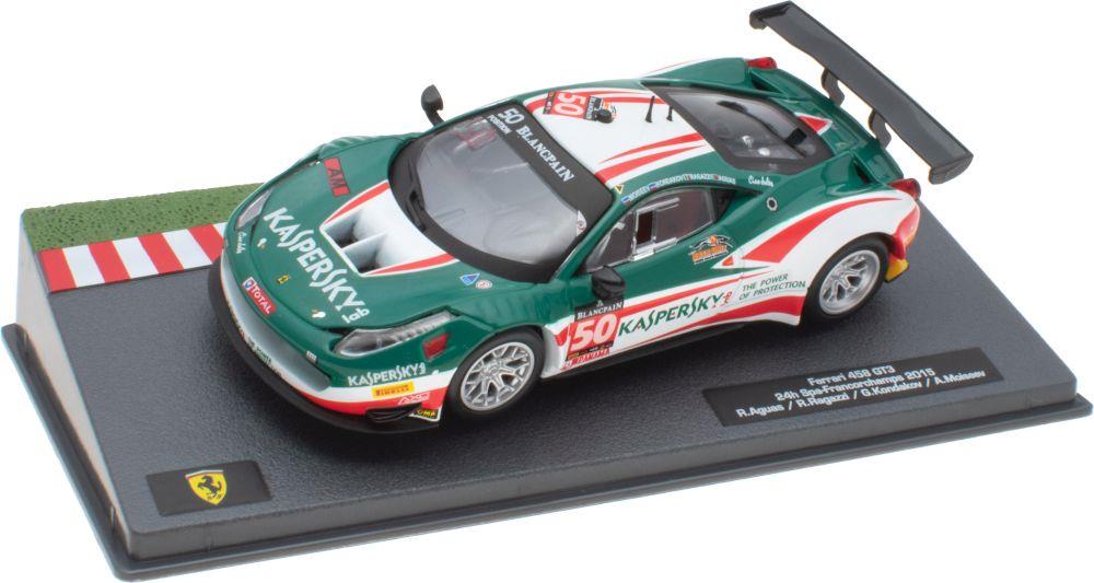 Atlas Editions 1:43 Scale Ferrari 458 GT3 - 24h Spa-Francorchamps 20 Cased - Ferrari Racing Collection