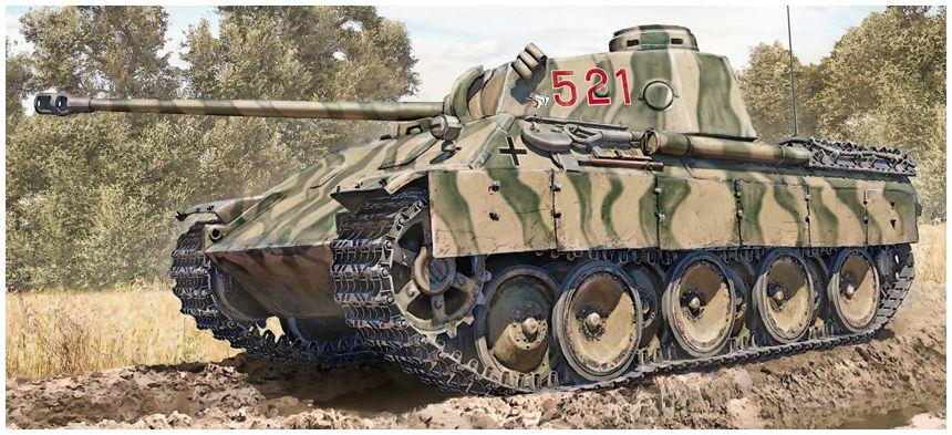 Italeri  1:35th Scale Pz. Kpfw. V Panther Ausf. D