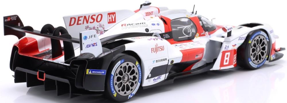 IXO  1:18th Scale Toyota GR010 Hybrid #8 2nd 24h Le Mans 2023 Gazoo Racing Buemi/Hartley/Hirakawa