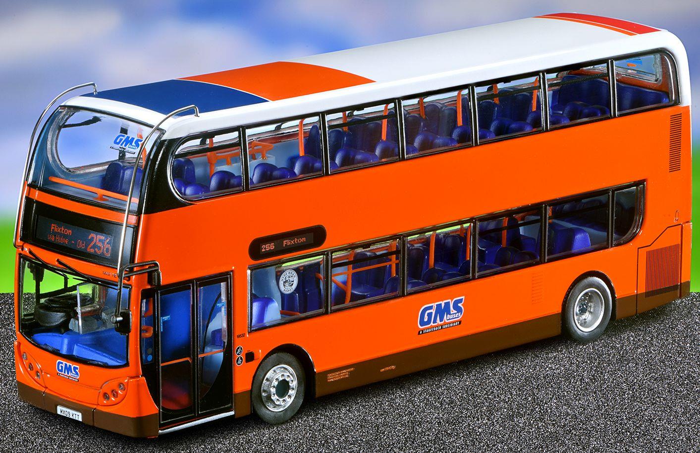 Northcord Model Company 1:76th Scale Alexander Dennis Enviro400 - GMS Buses (19532 - MX09 KTT)