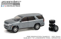 Greenlight 1:64 Scale Chevrolet Tahoe with Spare Tyres Satin Steel Metallic 2021