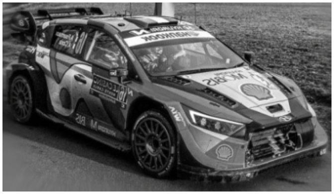IXO 1:43 Scale Hyundai i20 N Rally1 WRC Rally Monte Carlo 2025 #16 A.Fourmaux/A.Coria