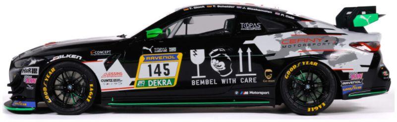 Otto  1:18th Scale BMW M4 GT4 Black Cerny Motorsport 2024