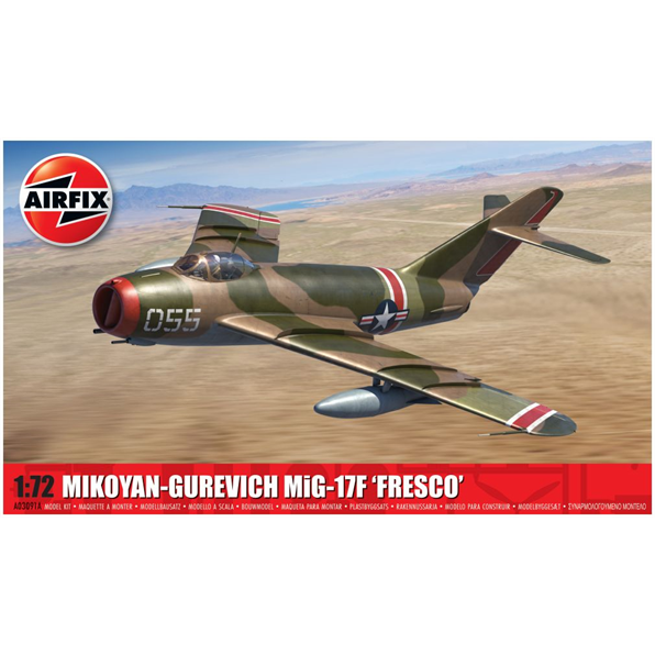 Airfix 1:72 Scale Mikoyan-Gurevich MiG-17F 'Fresco'