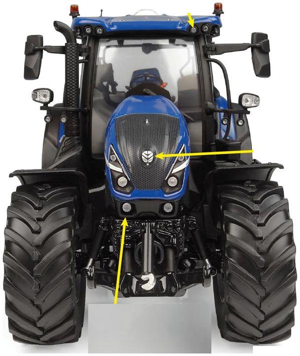 Universal Hobbies 1:32nd Scale New Holland T7.210 Dynamic Blue