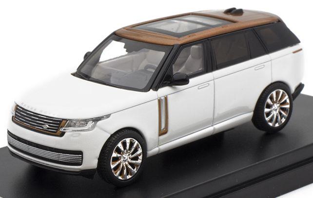 LCD Model 1:64 Scale Land Rover Range Rover White