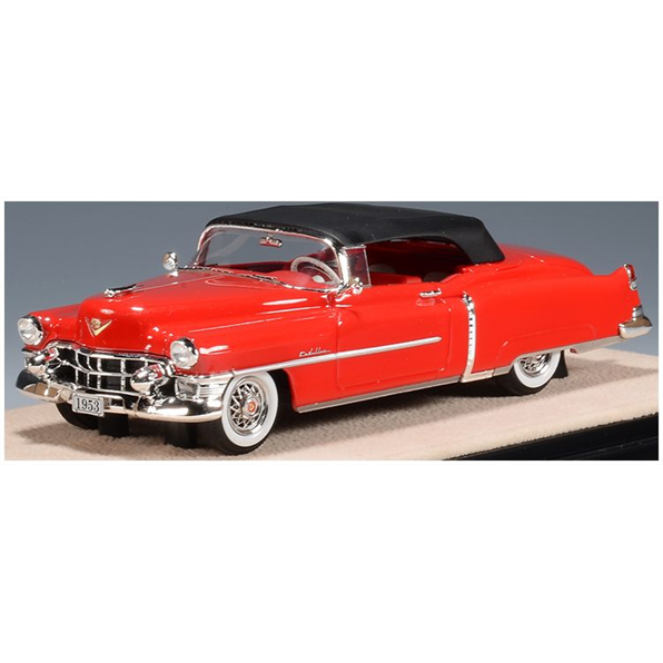 GLM 1:43 Scale Cadillac Eldorado Cabrio Closed Roof Red Aztec 1953