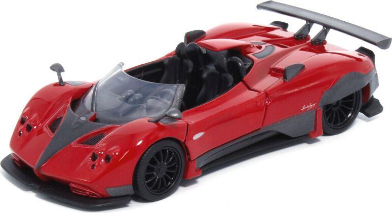 Tayumo 1:36 Scale Pagani Zonda HP Barchetta - Red Pull Back