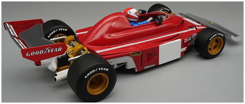 Tecnomodels 1:18 Scale Ferrari 312 B3 Test Monza GP Clay Regazzoni w/Driver Figure