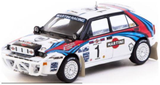 Tarmac  1:64th Scale Lancia Delta HF Integrale Safari Rally 1992 Martini Racing #1 Kankkunen/Piironen