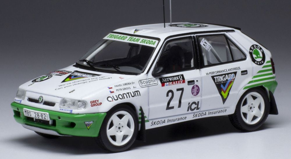 IXO 1:43 Scale Skoda Felicia Kit Car #27 RAC Rally 1995 P.Sibera/P.Gross